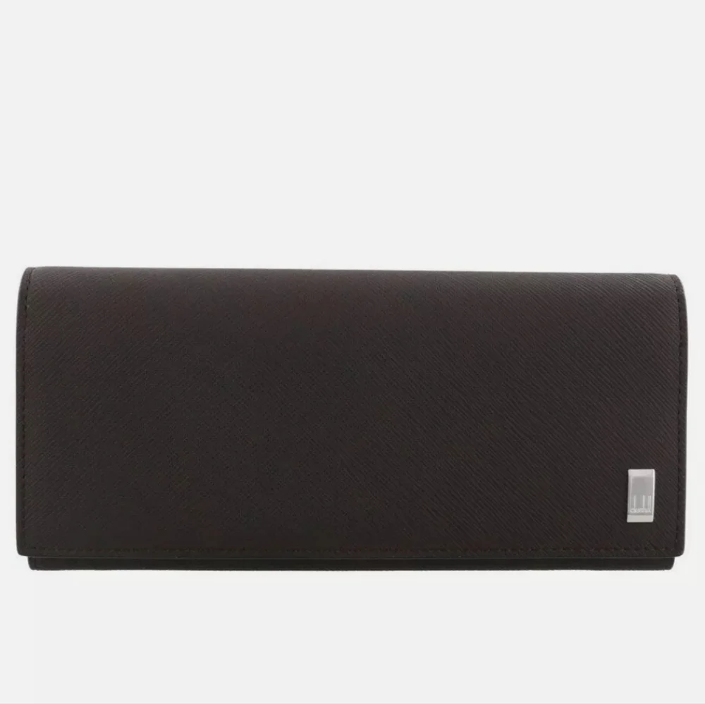 DUNHILL leather slim coat wallet unisex New condition